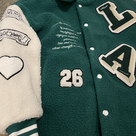 WOSS.official/BOA Varcity JACKET  GREEN