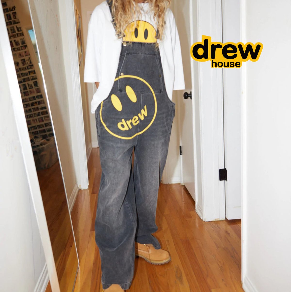 Drew House/Mascot Fishing Overall denim | BINGO...