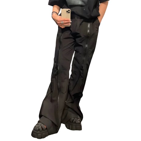 Mismatch NYC/ Big Zipper Flare Pants