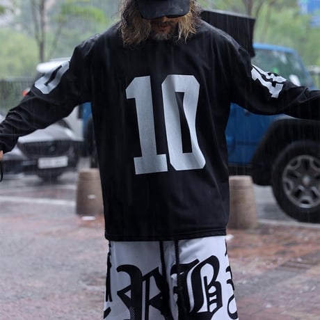 By The R/Mesh 10 Long Shirts "BLACK"