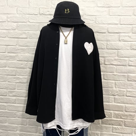 Mismatch NYC/Heart embroidery Shirts
