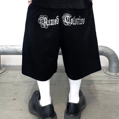 SUBLIMATION/ Embroid Bermuda Shorts (SET UP) BLACK