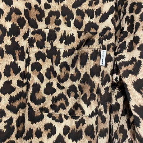 SAINT PAIN/BIG Leopard Shirts BROWN