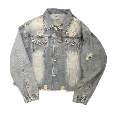 Mismatch nyc/Damaged Denim Jacket ＋ Pants (SET UP)