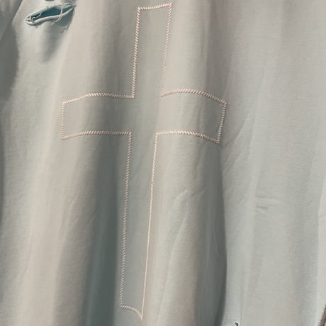 Mismatch NYC/Cross CutOff   Sweat BLUE