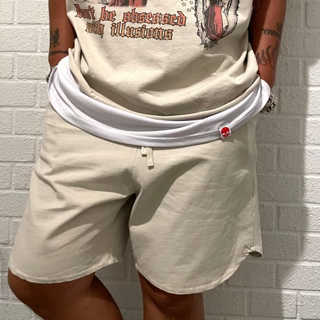 Mismatch NYC/Cotton Shorts  "oatmeal"  (SET UP)