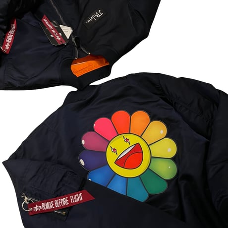 J Balvin × Takashi Murakami/"KAIKAI KIKI " ALPHA  MA1 JACKAET