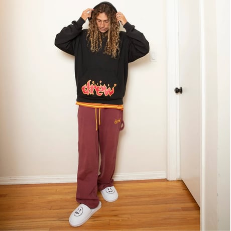 Drew House/Lit Drew Hoodie  "BLACK"
