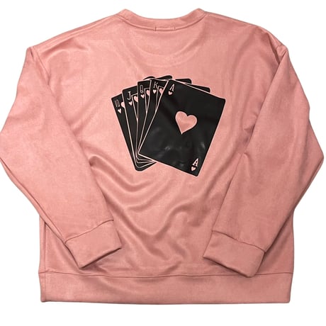 WOSS.official/ Oversized  Suede Crewneck