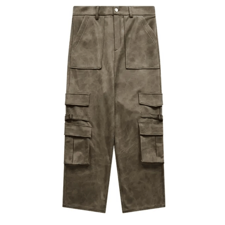 WOSS.official/Suede Flare Pants