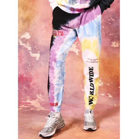 BOOHOO /Drip face tie die Pants (SET UP)