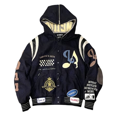 LIFTED ANCHORS/Letter Man 2way flight Jacket