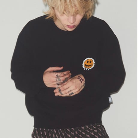 MISTER CHILD/LOGO Crewneck  "BLACK"