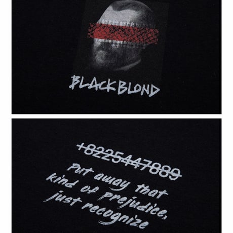 BLACK BLOND/BRUTAL Long Sleeve Tee BLACK