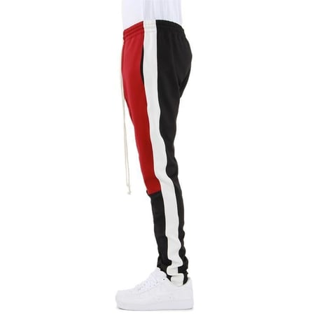 EPTM/トラックパンツ　バイカラー　RED ×BLACK