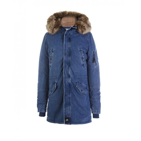 Sixth June/FUR モッズコート  DENIM