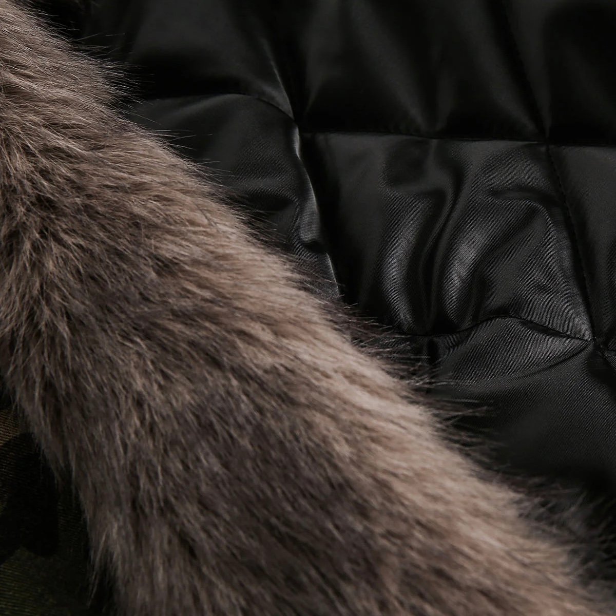 Mismatch NYC/Fur Camo Hooded Jacket | BINGOSTAR