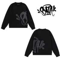 SYNA WORLD / Logo Crewneck sweatshirt  (BLACK)