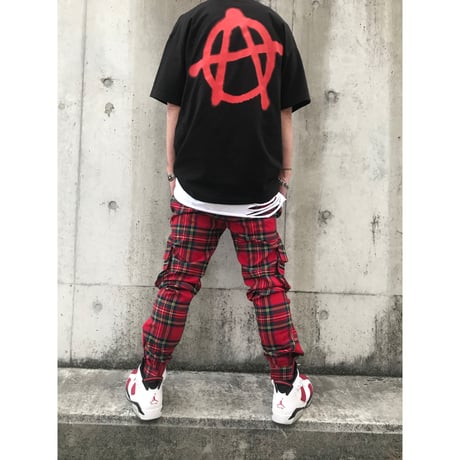 SUS BOY/LOGO Anarchy Tshirts  BLACK