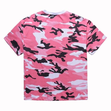 FNTY/Oversized Camo Tee ピンク
