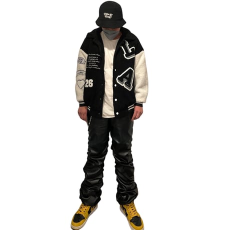WOSS.official/BOA Varcity JACKET  BLACK