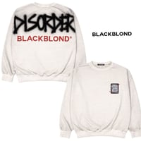 BLACK BLOND/Disorder Spray patch  Sweatshirt  "IVORY"