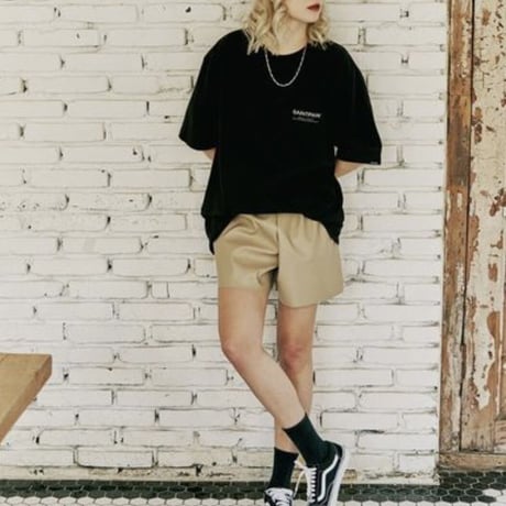 SAINT PAIN/Back LOGO Tee BLACK