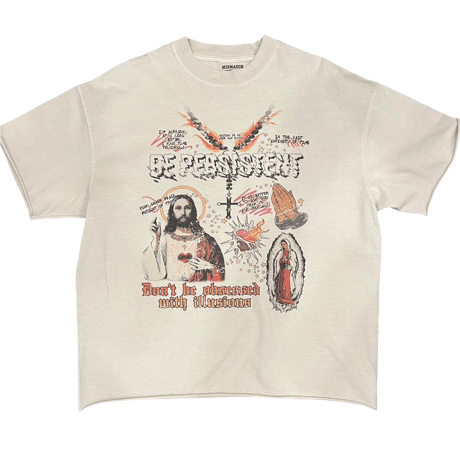 Mismatch NYC/Christ maria Tee  "oatmeal" (SET UP)