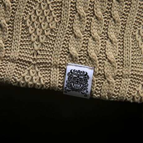 By The R/ Summer Knit Vneck SET UP "BEIGE"