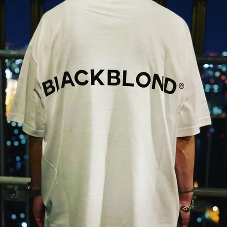 BLACK BLOND/Smile classic Tee WHITE