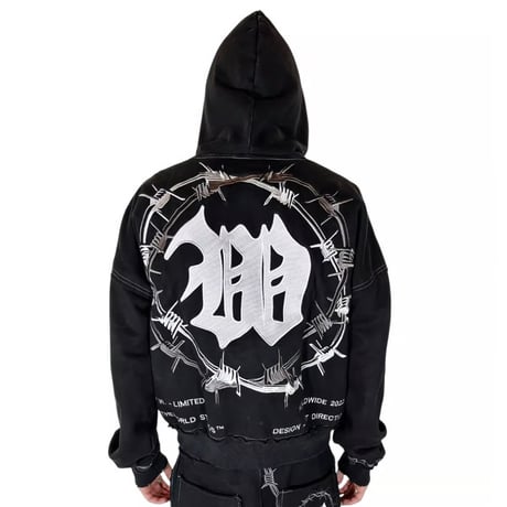 2TW®︎ / Chrome Zip Hoodie (SET UP)