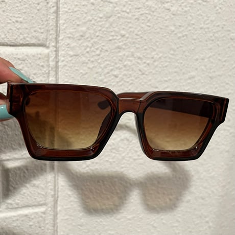 Petals and Peacocks/Big Flame sunglasses "BROWN"