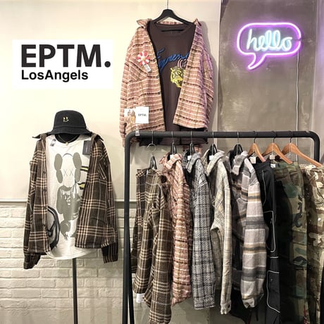 EPTM/Tweed Heavy Flannel shirt "PINK"