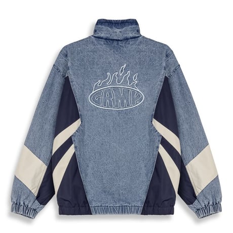 GRMY/ SCRATCHING MEMORIES DENIM TRACK JACKET