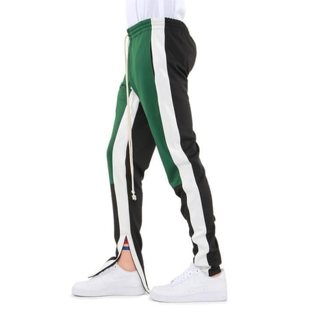 EPTM/トラックパンツ　バイカラー　GREEN×BLACK