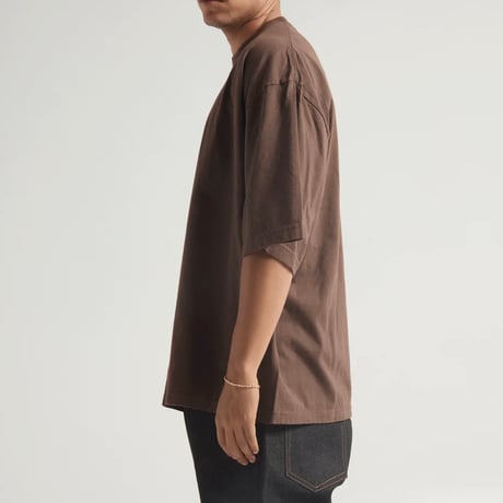 Shaka Wear/ HeavyWeight Boxy Tee "BROWN"
