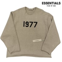 ESSENTIALS by Fear of God /1977 Crewneck Kni"DARK oatmeal"