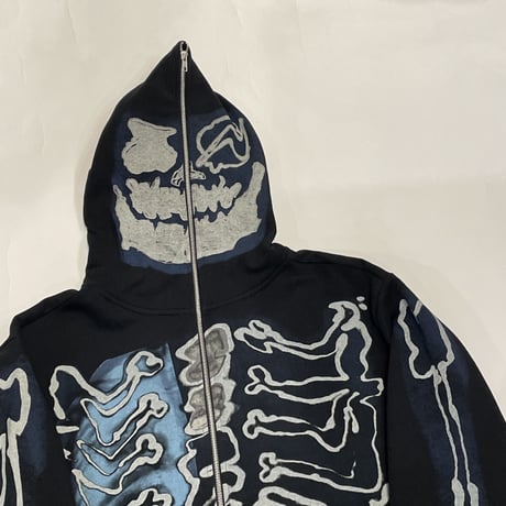 Travis Scott ✖︎  Fragment design /Skelton graffiti Zip Up Hoodie