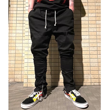 Mismatch NYC/Zip Cargo pants "BLACK&KHAKI"