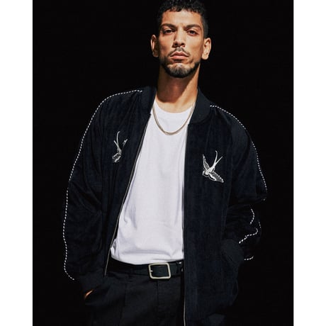 SAINT PAIN/velours Souvenir Jacket