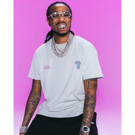 BOOHOO × Migos /Drip Face Tshirts WHITE
