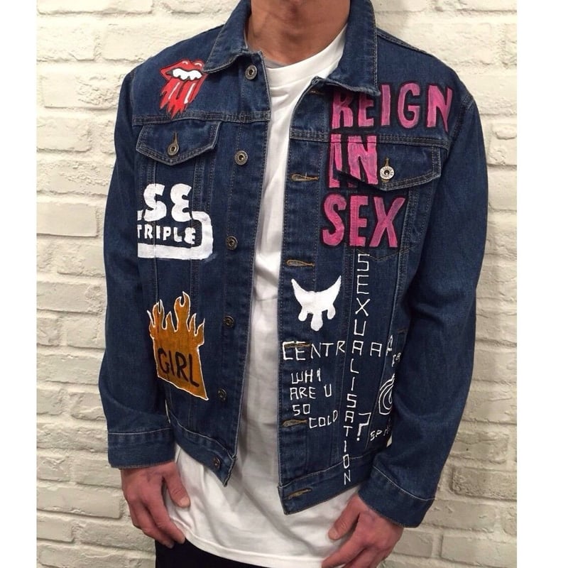 Ryan Hawaii/Hand Paint Denim Jacket デニム | BINGO
