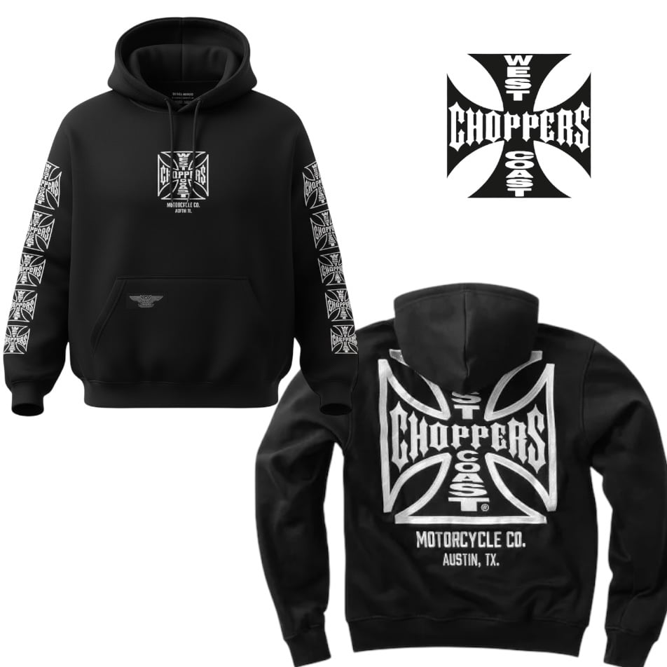 West Coast Choppers/ W.C.C Logo Hoodie 