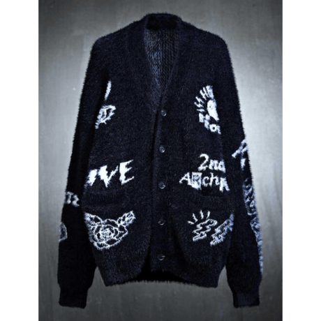 2nd archive/ Mohair Knit Cardigan