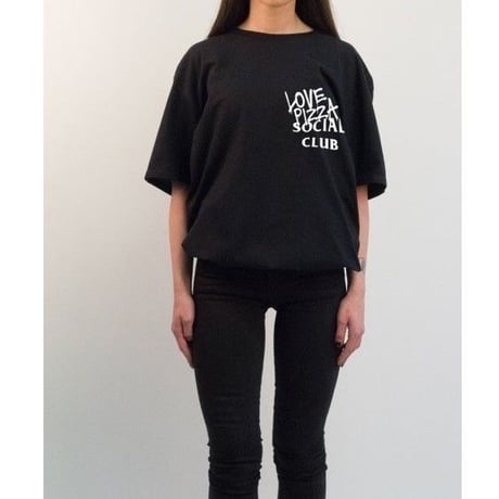 No Perfect Italy/Love Pizza Club  Big Tee Black