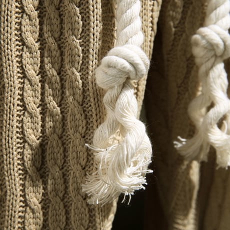 By The R/ Summer Knit Pants SET UP "BEIGE"