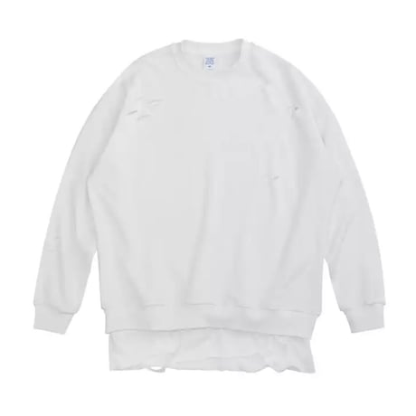 WOSS.official/layered Tee  Crewneck