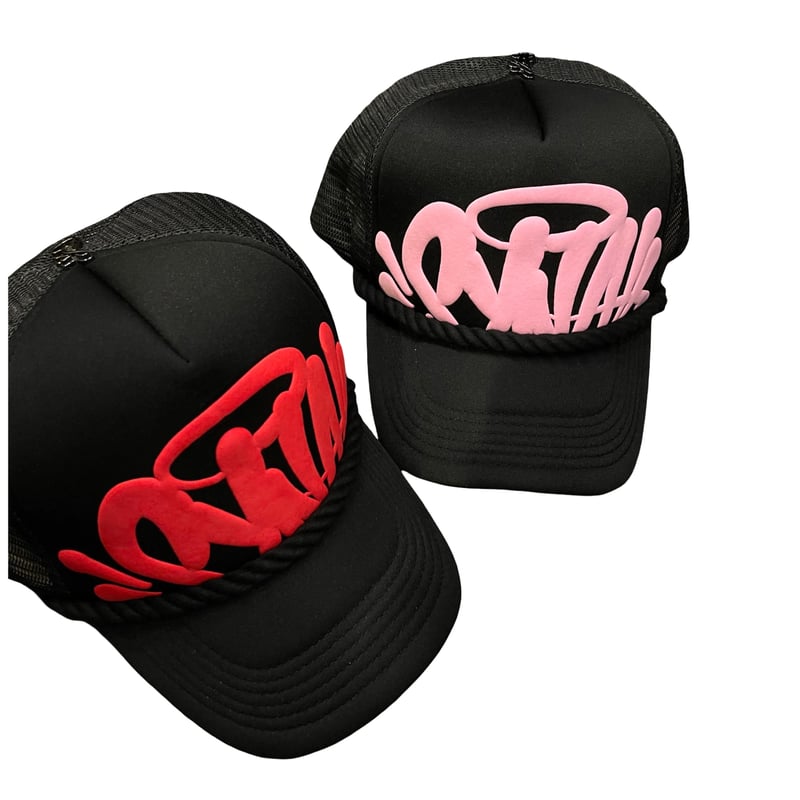 centralcee syna world キャップ SYNA WORLD / Syna Trucker Cap (Black×Red) | BIN
