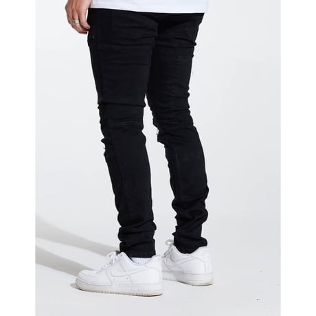 Crysp Denim/Black  KURT  denim　”221-116"
