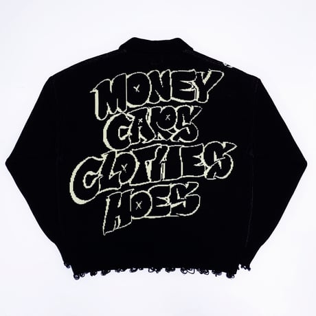 FNTY/Knitted Praying girl Sweater  "BLACK "